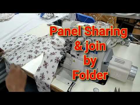 Panel join & Sharing by Folder Overlock machine/ OL machine