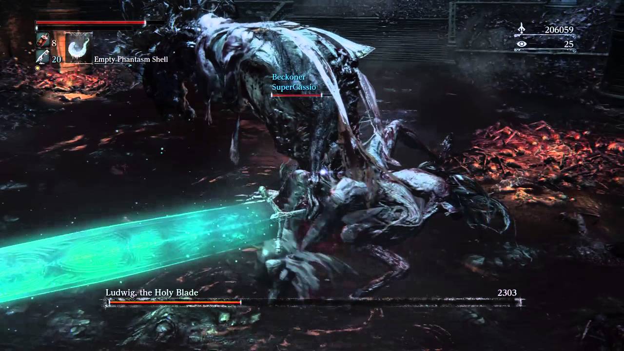 Bloodborne™ Ludwig vs Pizza cutter YouTube