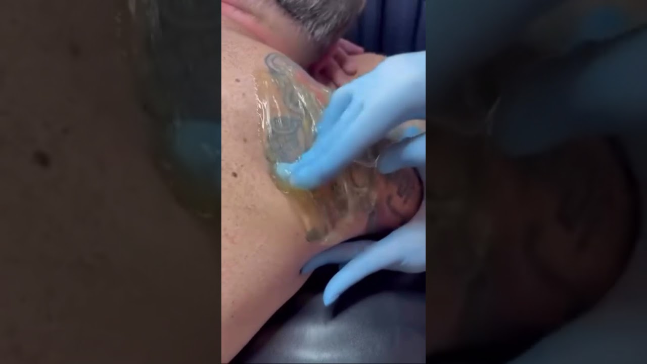 Can you sugar over tattoos? 👀 (SpongeBob test)