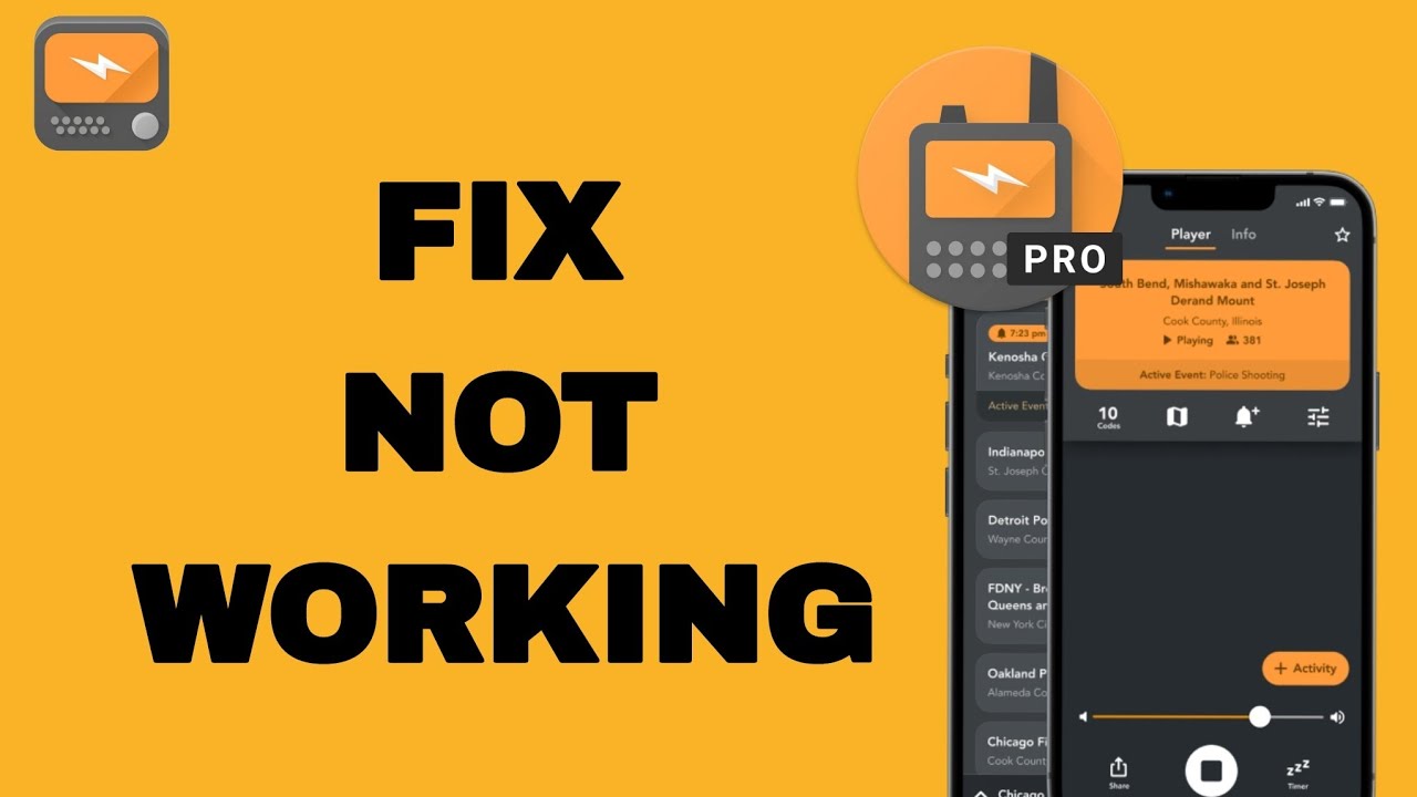 How To Fix And Solve Not Working On Scanner Radio App | Final Solution ...