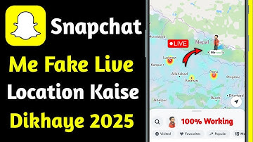 snapchat me fake location kaise dale | how to add fake location on snapchat map | hindi 2025
