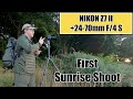 My First SUNRISE Shoot With The Nikon Z7 II + Nikkor Z 24-70mm f/4 S