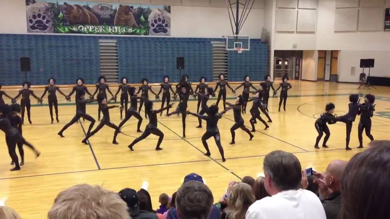 Copper Hills Drill Team Kick Routine 2013 YouTube