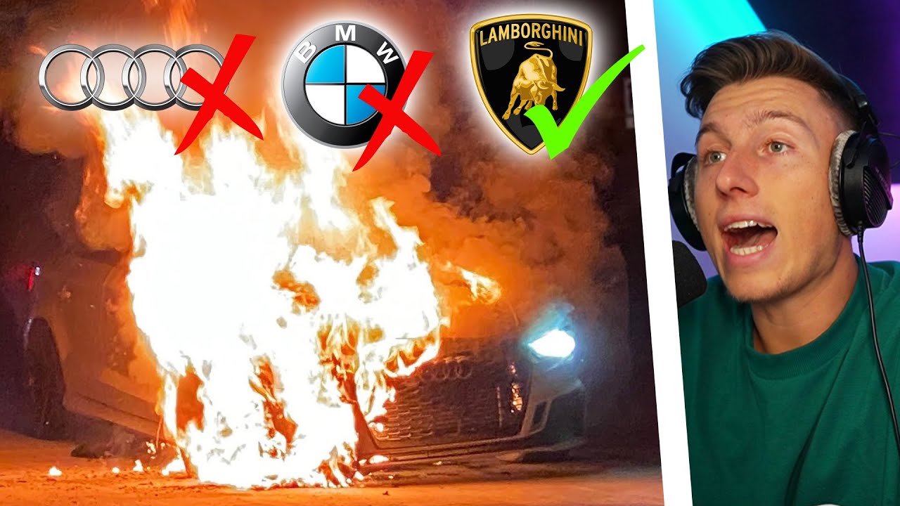 ERKENNST DU das BRENNENDE AUTO? (unmöglich)