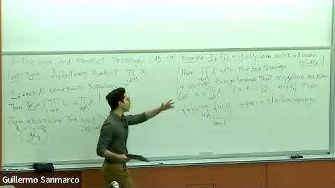 Lecture 5. The box and the product topologies. Intro to continuous functions