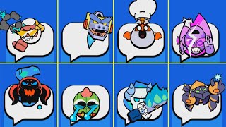 ALL 781 EXCLUSIVE SKIN PINS IN BRAWL STARS ALL 781 EXCLUSIVE SKIN PINS IN BRAWL STARS