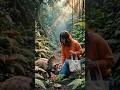 Small animal million year old prehistoric animal, ancient jungle, giant creature, realistic,