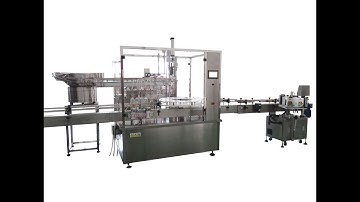 500ml with trigger pump 1500BPH liquid filling and capping line from Higee Machinery