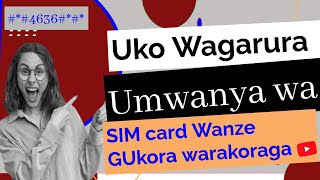 Uko Wagarura umwanya wa sim card wanze gukora (2ways)The Solution for Single SIM Card Reading Issues screenshot 3