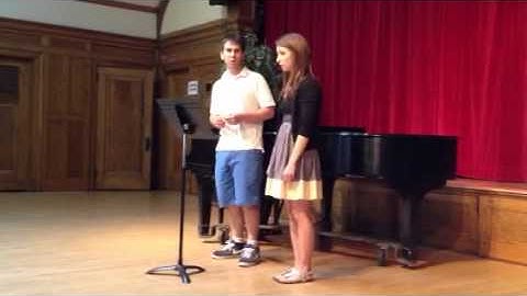 Joe Sutker sings Duet with Bridget Willke "Our Private Worl