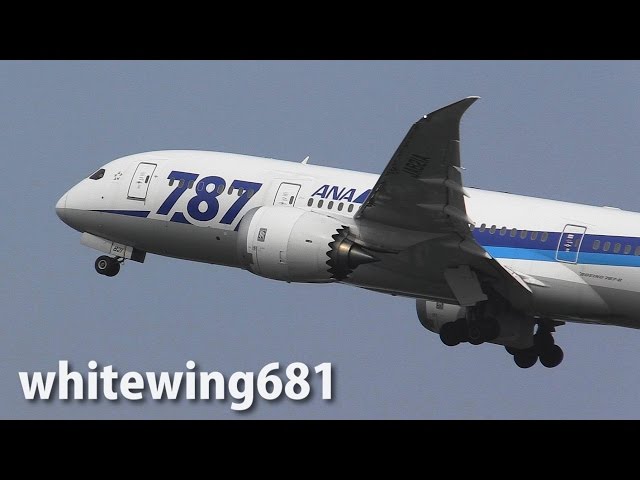 Dreamliner] ANA Boeing 787-8 JA821A TAKE-OFF TOYAMA Airport
