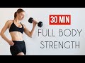FULL BODY STRENGTH WITH DUMBBELLS | 30 Minute Workout Mp3 Song