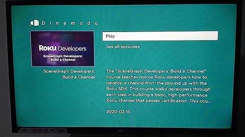 Learning to Programming in Brightscript for Roku
