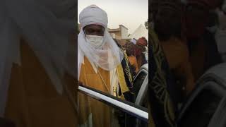 Santurakin Sokoto drives his historical limousine Benz