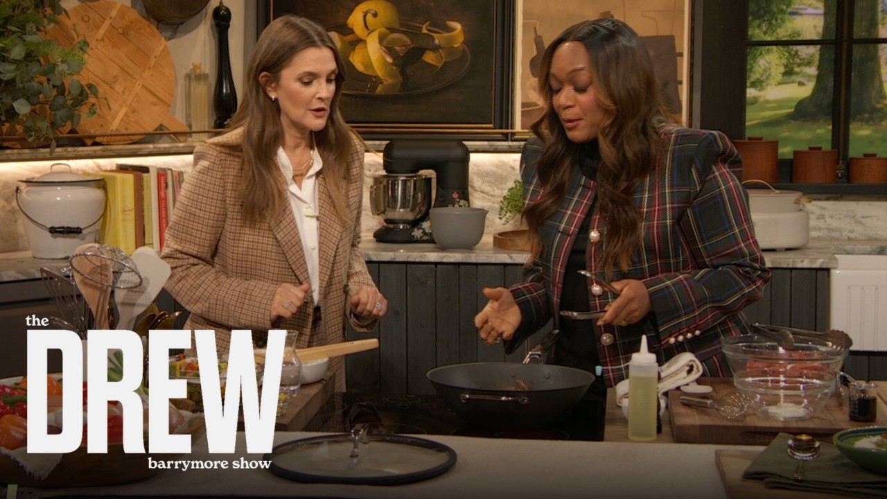 Easy Beef & Vegetable Stir Fry Dinner Recipe by Sunny Anderson | The Drew Barrymore Show