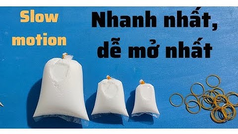 Cách cột bịch nilon nhanh , dễ mở , .प्लास्टिक बैग को बांधने का सबसे तेज़ तरीका, खोलना सबसे आसान।