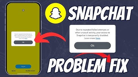 How To Fix Snapchat Problem "Due To Repeated Failed Attempts Or Other Unusual Activity 2025