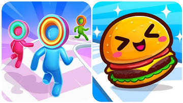 Top Mobile game layer man 3D vs food run 3D 🟤⚫️New Levels Big New Update Max Walkthrough Android iOS