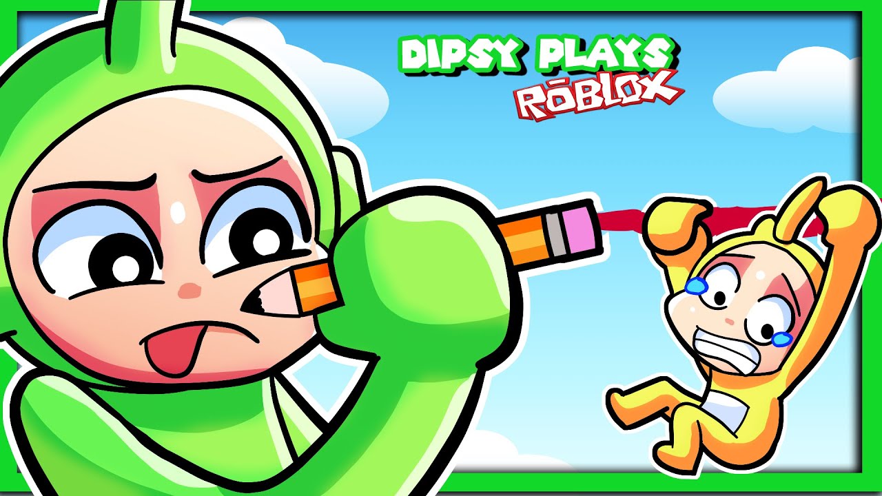 🌈 ROBLOX DRAW OBBYYYYYYY | Dipsy Plays Roblox Draw Obby