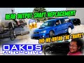 HOW TO REPLACE A SUBARU TRANSFER GEAR/REAR OUTPUT SHAFT (when you break it)