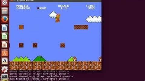 Clone of Super Mario Bros 1-1 in Python