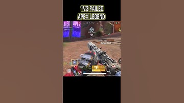 1V3 failed Apex legend Mobile|| #shorts #apexlegendshorts #viralshorts #igndevilgaming