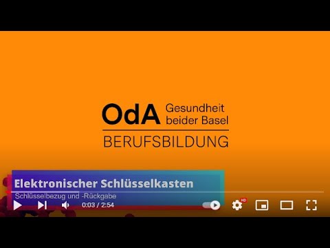 Schlüsselkasten OdA Gesundheit beider Basel