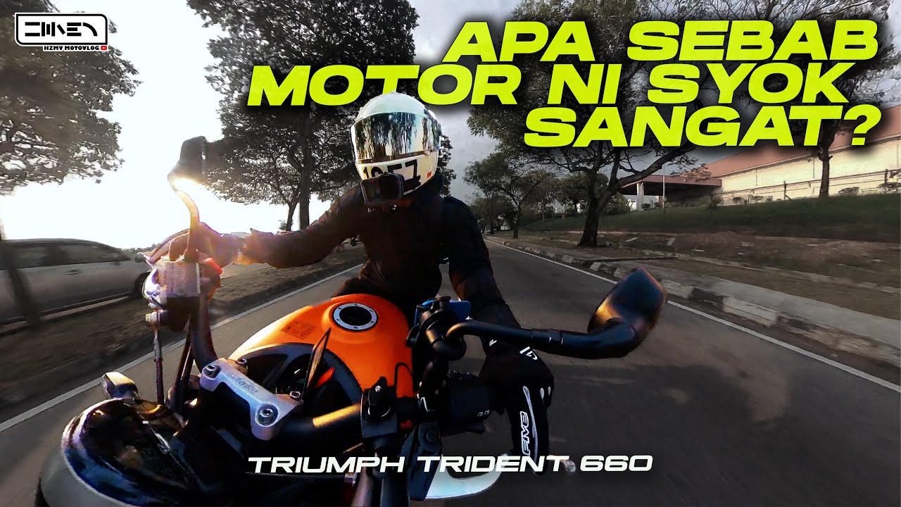 TUSUKAN TRIDENT NI MEMANG PADU  !⚡ | Triumph Trident 660 2023 Malaysia [4K]