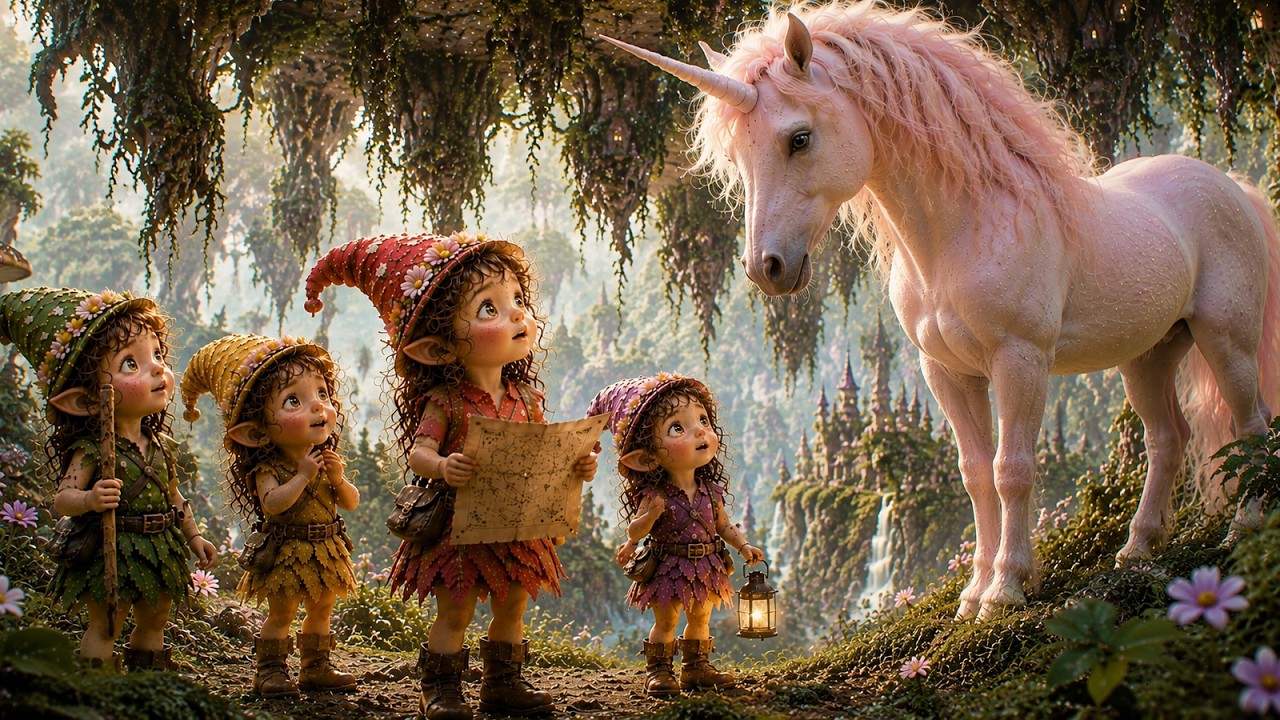 A Day Of Tiny Elves in the Upside Down Forest & Unicorn Fairyland 🦄🌿 ...
