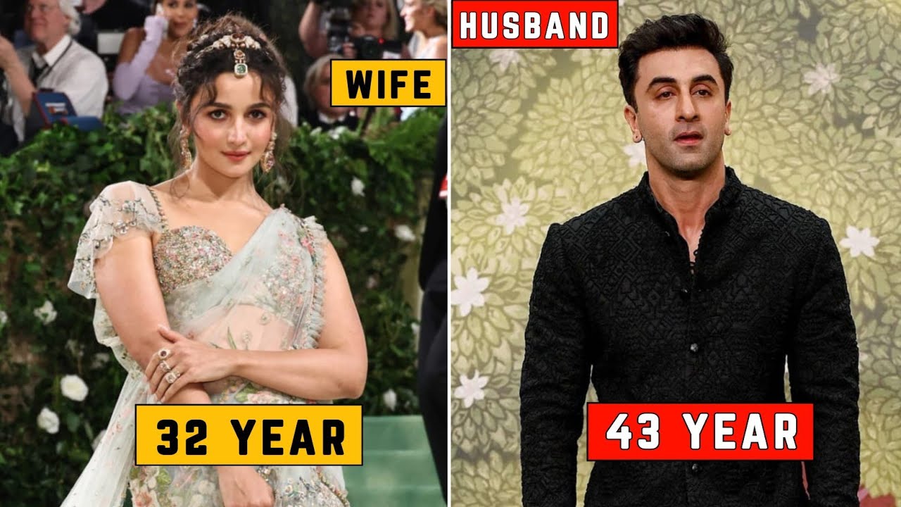 Top 20 Shocking Age Difference Of Bollywood Couples| Indian Couples Gap| Ranbir, Shahrukh, Akshay