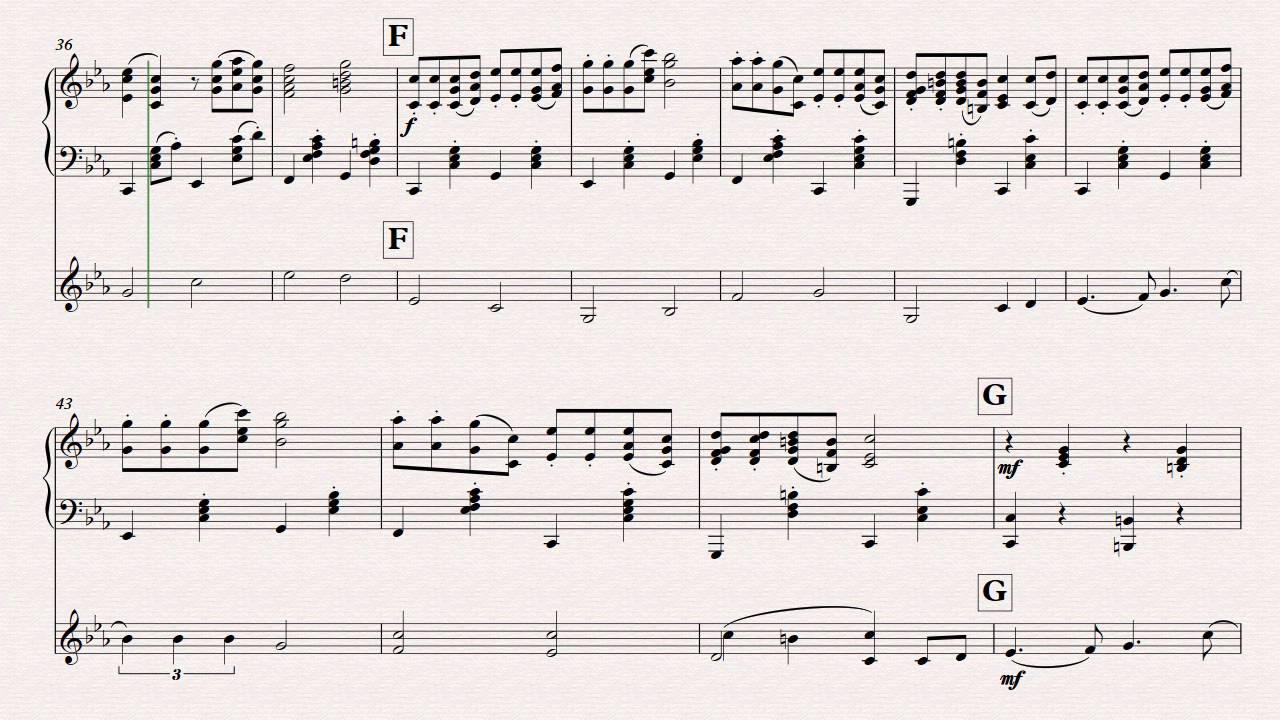 A Burglars's night, piano and violin original composition - YouTube