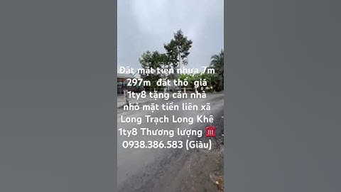 Gần khu công nghiệp cầu tràm