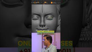 Sculpting Eyeballs Zbrush #reinsacademy #vishalrein