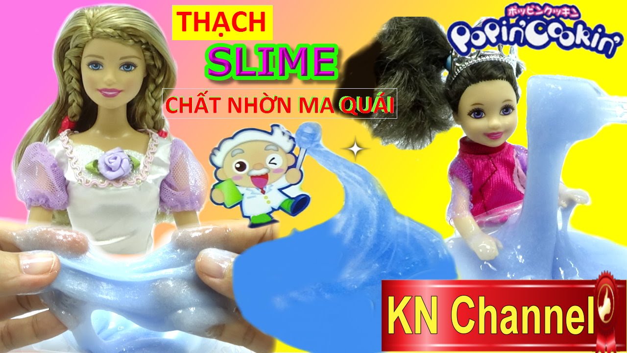 Đồ chơi POPIN COOKIN | KẸO SLIME CHẤT NHỜN MA QUÁI Búp bê Barbie GIA ĐÌNH LUCY tập 28