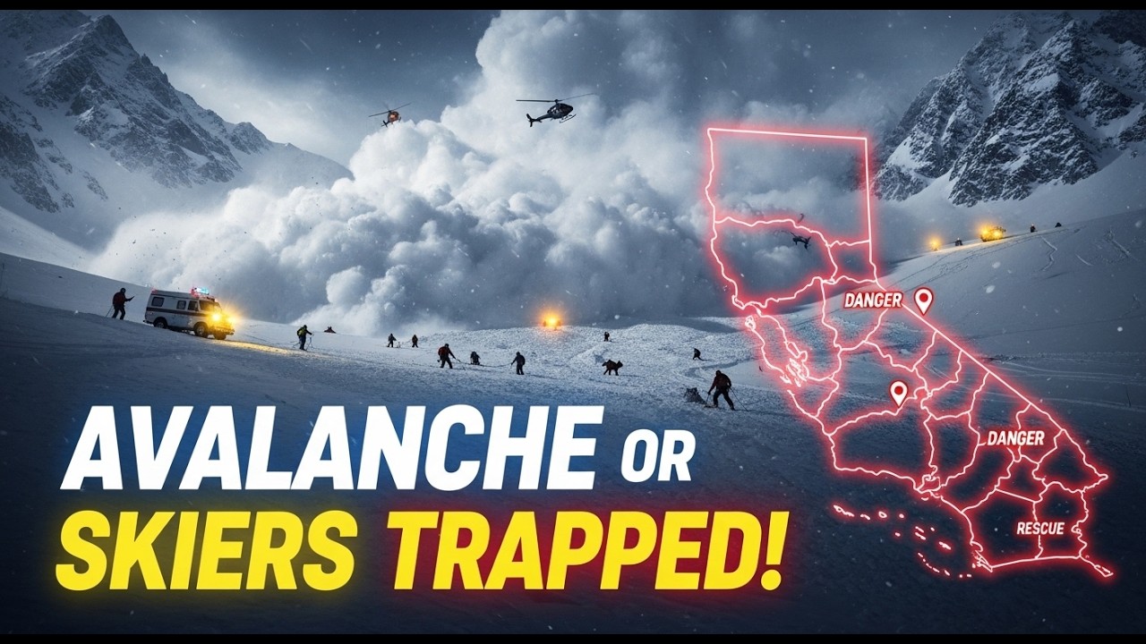 Avalanche Drama: 6 Skiers Trapped, 9 Missing in Sierra Nevada!