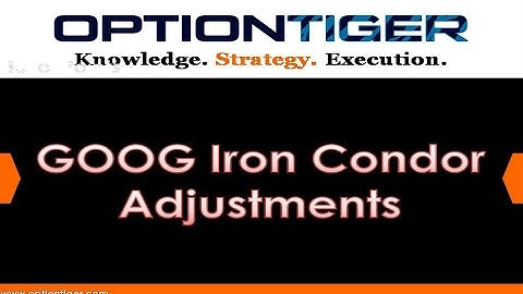 Learn how to do GOOG Iron Condor Adjustments