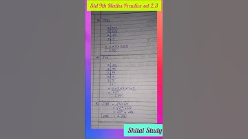 Class 9th Math Algebra Practice Set 2.3 | Real numbers #maths #algebra #std9 #shorts #Shitalstudy