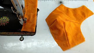 Simple boat neck  blouse cutting and stitching Very Easy Method Full Video