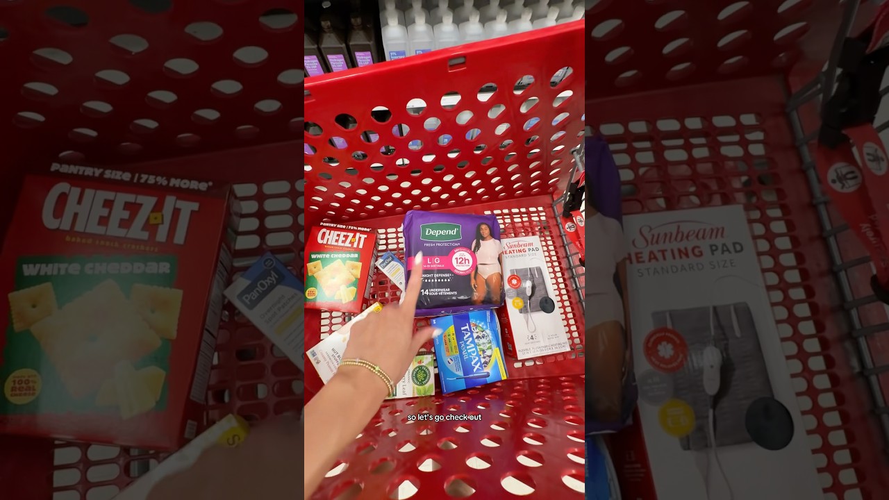 Менструальный шопинг в TARGET 🎯✨ 