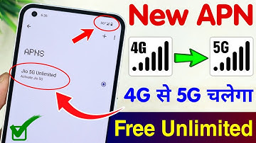 New APN Setting to Enable 5G in any Android Phone | 4G to 5G in Android | Free Unlimited Trick