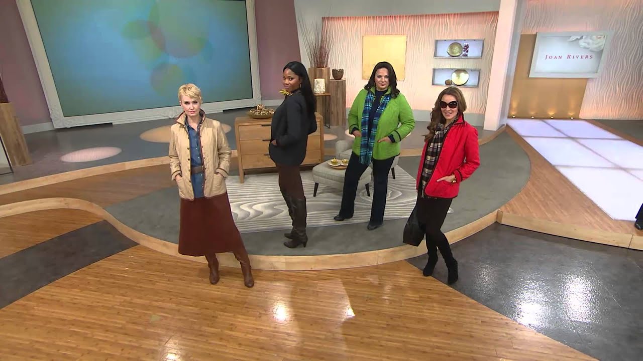 Joan Rivers Quilted Barn Jacket with 