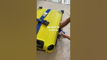 How To Put On Luggage Belt #lazada #shopee #tiktok #hitchiehikes #kongsibersama #travelessentials