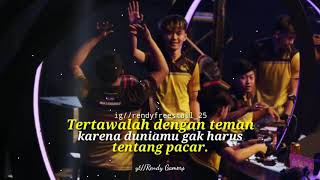 STORY WA TEAM ONIC ESPORTS | tertawalah dengan teman | #MobileLegendbangbang