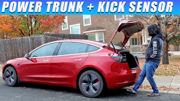 Tesla Model 3 - Power Trunk Liftgate & Kick Sensor Detailed Installation Guide (Hansshow V7 2021)