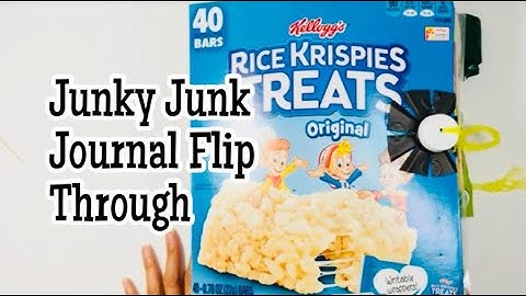 UPCYCLED JUNKY JUNK JOURNAL Flip Through | Recycle Repurpose #trashtotreasure | Lace Covered Skies