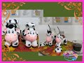 2 IDEAS PARA DECORAR FRASCOS CON VACAS ( PORCELANA FRÍA, PORCELANICRON)