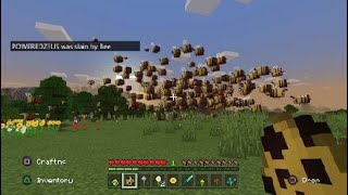 Minecraft bees attack