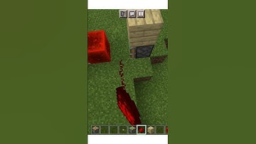 Use Button as lever in Minecraft 🔥 #shorts