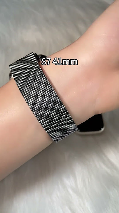 Apple Watch size comparison 40mm vs 41mm vs 44mm vs 45mm✅ #outfit #watchband #shorts