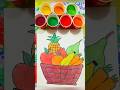 Fruit Basket sand art #sandart #art #artshorts